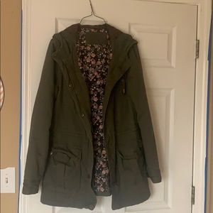 Forest Green Aéropostal Winter Coat